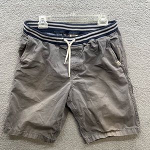 Vans Shorts Men Medium Gray Elastic Waist Casual Chino Drawstring Skate